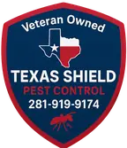 Texas Shield Pest Control — veteran-owned shield logo